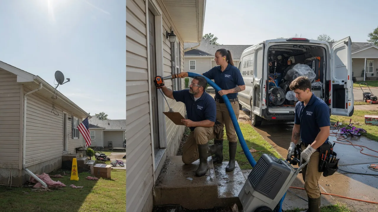 Ceiling Water Damage Restoration in Deerbrook, WI near me